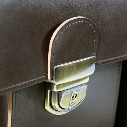 Briefcase No. 35 - Dark Brown