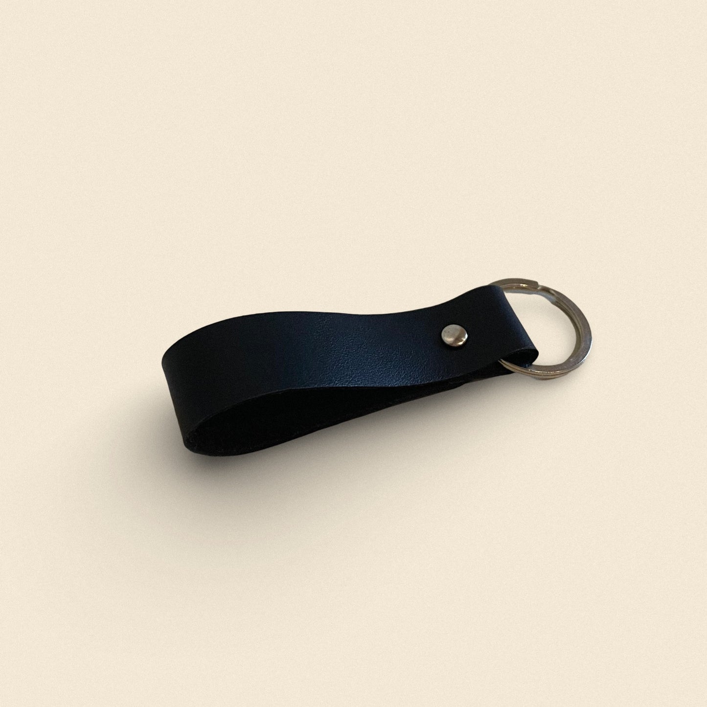 Handmade Leather Keychain - Classic Loop