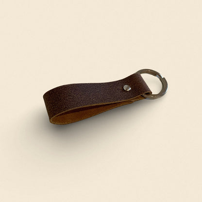 Handmade Leather Keychain - Classic Loop