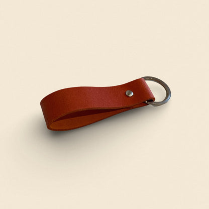 Handmade Leather Keychain - Classic Loop